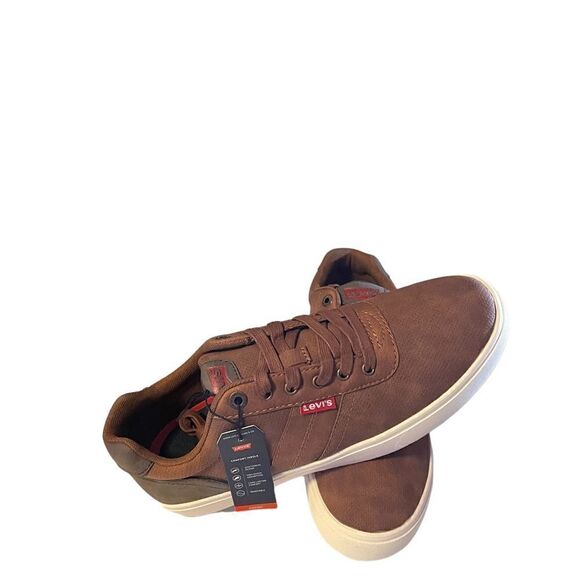 NEW IN BOX Levi’s Miles Lace Up Sneaker Shoes SIZE9.5 - Picture 2 of 8